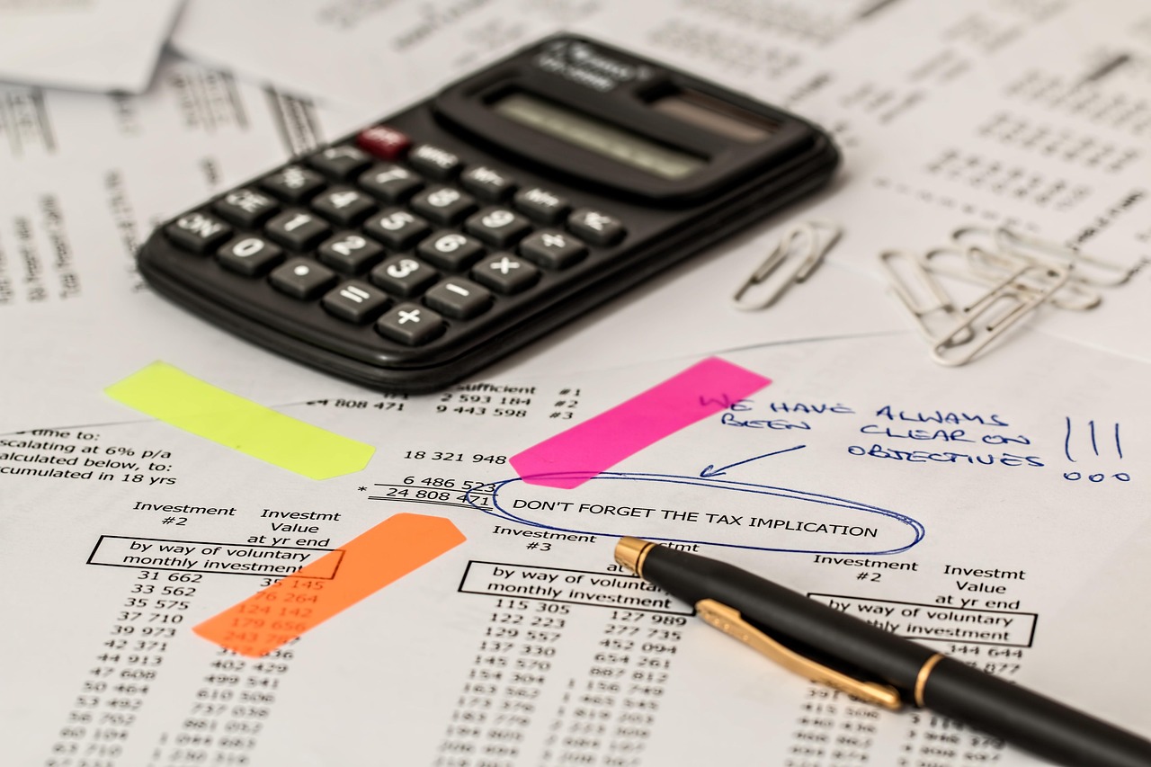 accountant reviewing small business ledger Victoria